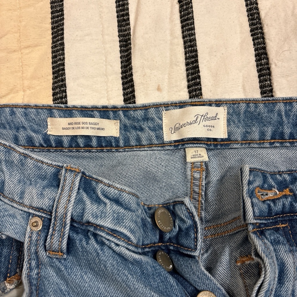 Universal Thread Light Blue Straight Jeans - image 2